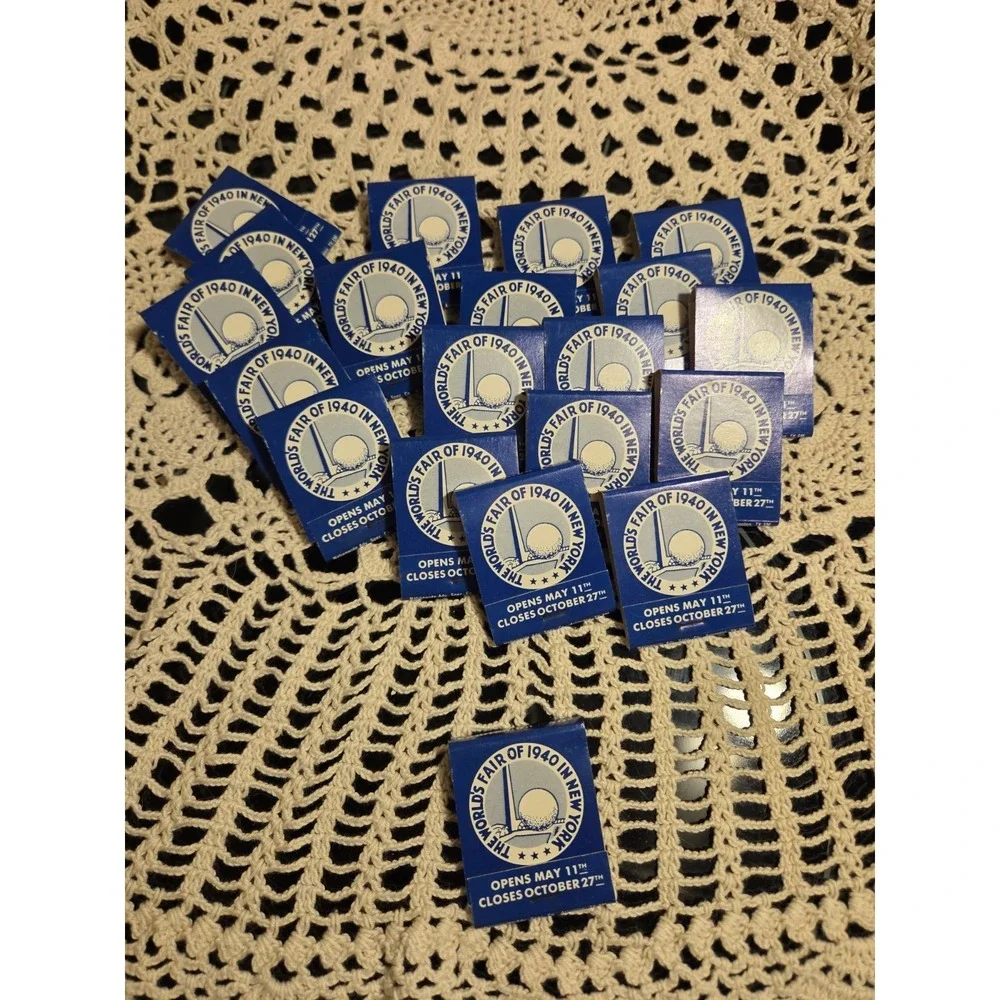 Vintage World's Fair Of 1940 In New York Matchbook Lot - 20 Books